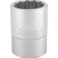 Draper Expert 12 Point Socket, 3/4" Sq. Dr., 26mm