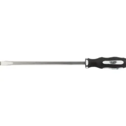 Draper Expert 'Pound Thru' Plain Slot Soft Grip Screwdriver, 10 x 250mm