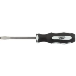 Draper Expert 'Pound Thru' Plain Slot Soft Grip Screwdriver, 6.5 x 100mm