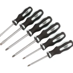 Draper Expert 'Pound Thru' Soft Grip Screwdriver Set (6 Piece)