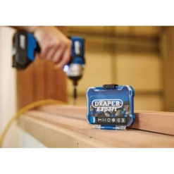 Draper Expert PZ-Type Impact Screwdriver Bits, No.2 x 25mm, 1/4
