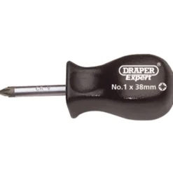 Draper Expert PZ Type Mechanics Screwdriver, No.1 x 38mm