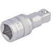 Draper Expert Satin Chrome Wobble Extension Bar, 3/8" Sq. Dr., 45mm