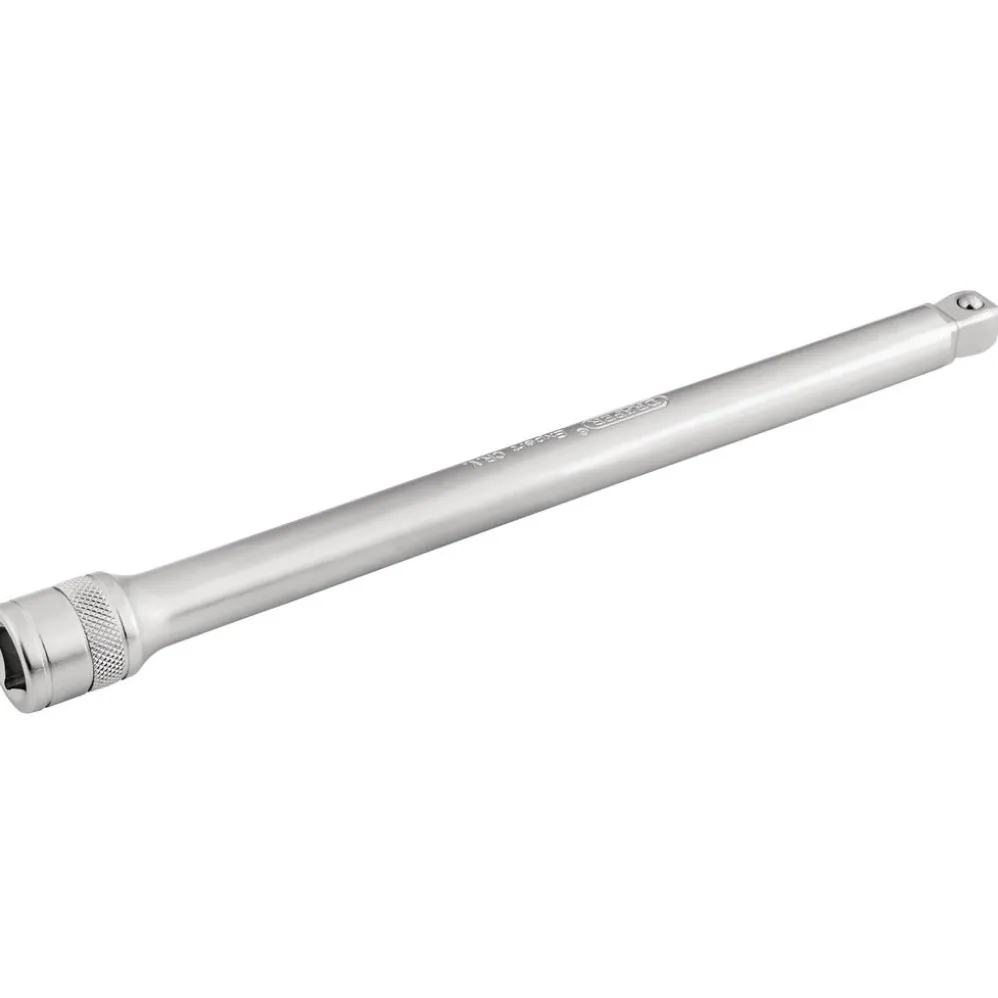Draper Expert Satin Chrome Wobble Extension Bar, 1/2" Sq. Dr., 250mm