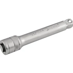 Draper Expert Satin Chrome Wobble Extension Bar, 1/2" Sq. Dr., 125mm