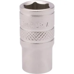 Draper Expert Socket, 1/4" Sq. Dr., 9mm
