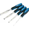 Draper Expert Soft Grip Bevel Edge Wood Chisel Set, 150mm (4 Piece)