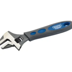 Draper Expert Soft Grip Crescent-Type Adjustable Wrench, 150mm, 19mm