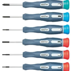 Draper Expert Soft Grip Precision Screwdriver Set (6 Piece)
