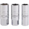 Draper Expert Spark Plug Socket Set, 1/2" Sq. Dr. (3 Piece)