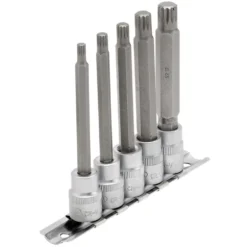 Draper Expert Spline Socket Bit Set, 3/8