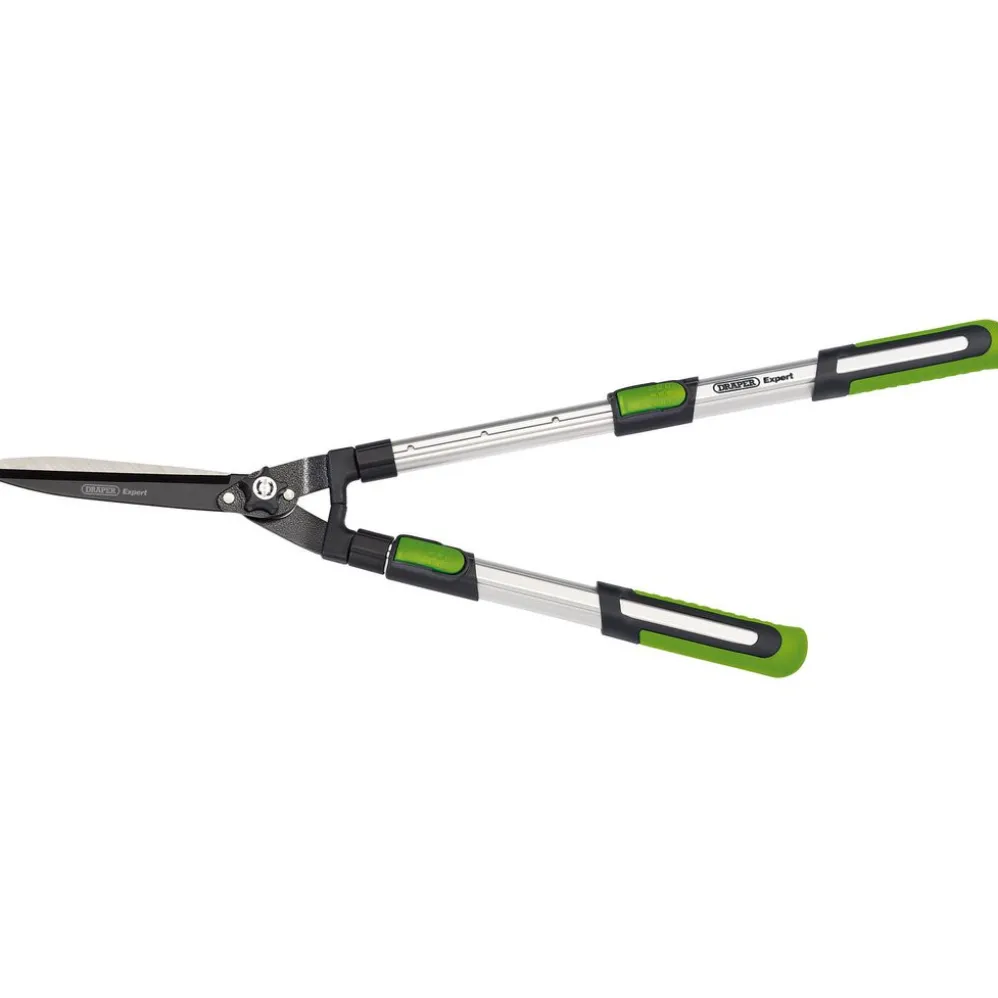 Draper Expert Telescopic Soft Grip Straight Edge Garden Shears, 200mm