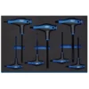Draper Expert T' Handle Ball End Hexagon Key Set in 3/4 Drawer Eva Insert Tray (7 Piece)