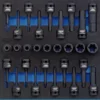 Draper Expert TX-STAR® Impact & Hex Socket Set in 1/2 Drawer EVA Insert Tray, 1/2" Sq. Dr. (28 Piece)