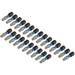 Draper Expert TX-STAR® Impact Screwdriver Bits, T25 x 25mm, 1/4" Hex (Pack of 25)