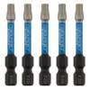 Draper Expert TX-STAR® Impact Screwdriver Bits, T25 x 50mm, 1/4" Hex (Pack of 5)