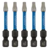 Draper Expert TX-STAR® Impact Screwdriver Bits, T20 x 50mm, 1/4" Hex (Pack of 5)