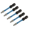 Draper Expert TX-STAR® Impact Screwdriver Bits, T15 x 50mm, 1/4" Hex (Pack of 5)