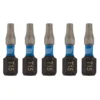 Draper Expert TX-STAR® Impact Screwdriver Bits, T15 x 25mm, 1/4" Hex (Pack of 5)