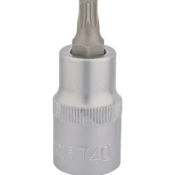 Draper Expert TX-STAR® Socket Bit, 1/2" Sq. Dr., T40 x 55mm