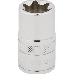 Draper Expert TX-STAR® Socket, 1/2" Sq. Dr., E18