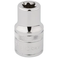 Draper Expert TX-STAR® Socket, 1/2" Sq. Dr., E12