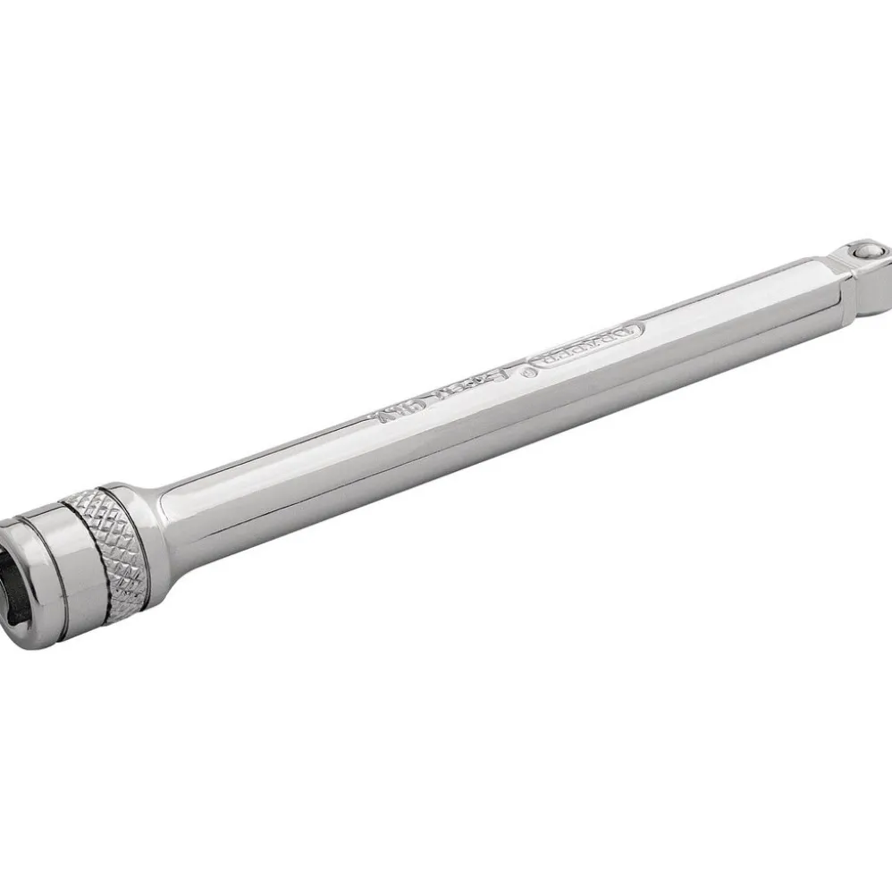 Draper Expert Wobble Extension Bar, 1/4" Sq. Dr., 100mm, Polished Chrome