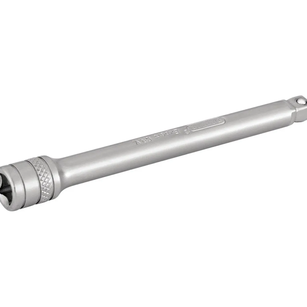 Draper Expert Wobble Extension Bar, 1/4" Sq. Dr., 100mm, Micro Satin Chrome