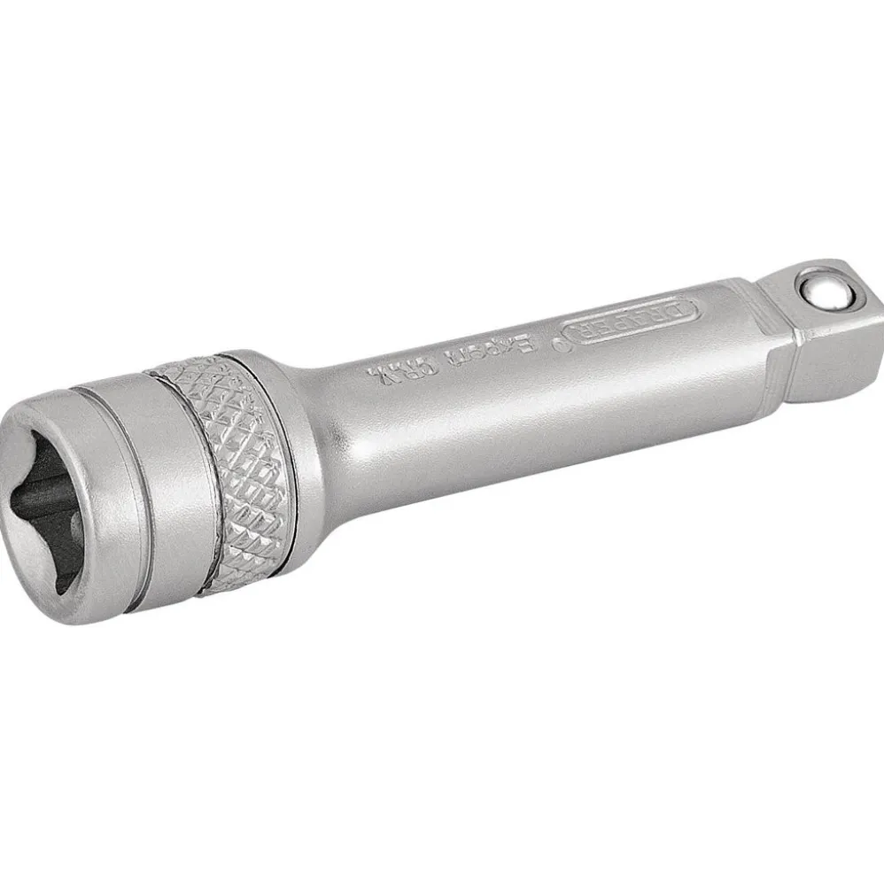Draper Expert Wobble Extension Bar, 1/4" Sq. Dr., 50mm, Micro Satin Chrome