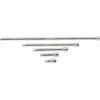 Draper Expert Wobble Extension Bar Set, 3/8" Sq. Dr., Micro Satin Chrome (5 Piece)