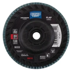 Draper Expert Zirconium Oxide Flap Disc, 115mm, M14, 40 Grit