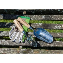 Draper Heritage Stainless Steel Transplanting Trowel with Ash Handle