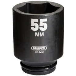 Draper Hi-TORQ® Deep Impact Socket, 3/4" Sq. Dr., 55mm