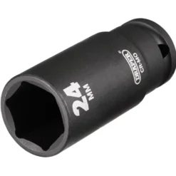 Draper HI-TORQ® Deep Impact Socket, 1/2" Sq. Dr., 24mm