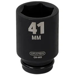 Draper Hi-TORQ® Deep Impact Socket, 3/4" Sq. Dr., 41mm