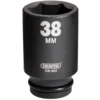 Draper Hi-TORQ® Deep Impact Socket, 3/4" Sq. Dr., 38mm