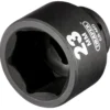 Draper Hi-TORQ® Impact Socket, 3/8" Sq. Dr., 23mm