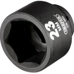 Draper Hi-TORQ® Impact Socket, 3/8" Sq. Dr., 23mm