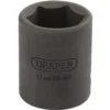 Draper HI-TORQ® Impact Socket, 1/2" Sq. Dr., 22mm