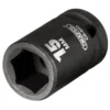 Draper HI-TORQ® Impact Socket, 1/2" Sq. Dr., 15mm