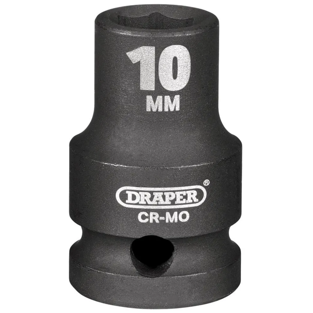 Draper HI-TORQ® Impact Socket, 1/2" Sq. Dr., 10mm