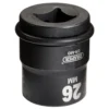 Draper Hi-TORQ® Impact Socket, 3/4" Sq. Dr., 26mm