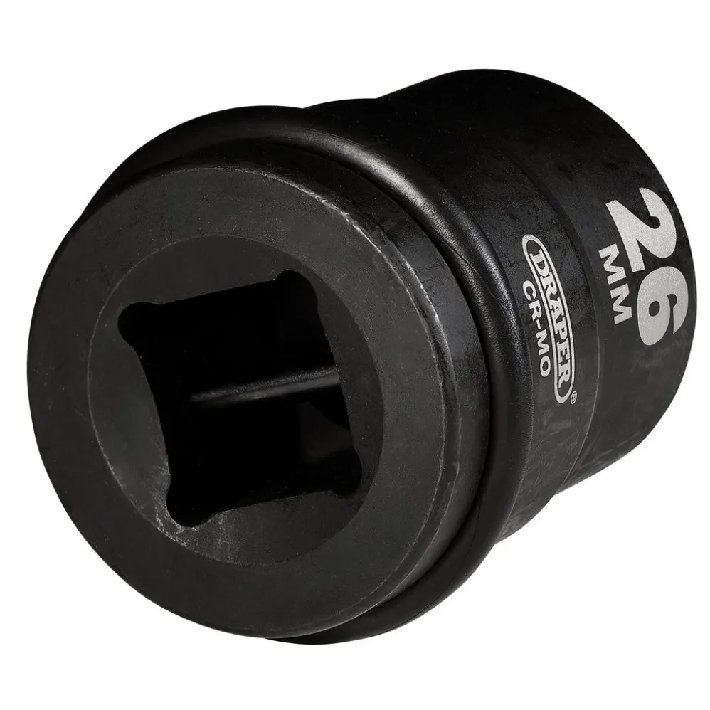 Draper Hi-TORQ® Impact Socket, 3/4" Sq. Dr., 26mm