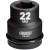 Draper Hi-TORQ® Impact Socket, 3/4" Sq. Dr., 22mm