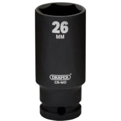 Draper HI-TORQ® Metric Deep Impact Socket, 1/2
