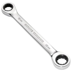 Draper HI-TORQ® Metric Double Ratchet Ring Spanner, 16 x 18mm