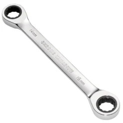 Draper HI-TORQ® Metric Double Ratchet Ring Spanner, 14 x 15mm