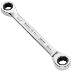 Draper HI-TORQ® Metric Double Ratchet Ring Spanner, 8 x 9mm
