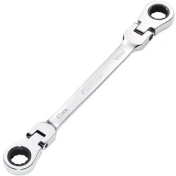 Draper HI-TORQ® Metric Flexible Head Double Ring Ratchet Spanner, 12 x 13mm