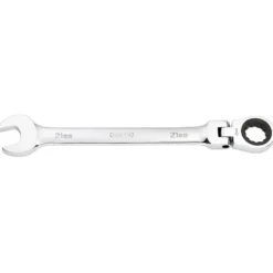 Draper HI-TORQ® Metric Flexible Head Ratcheting Combination Spanner, 21mm